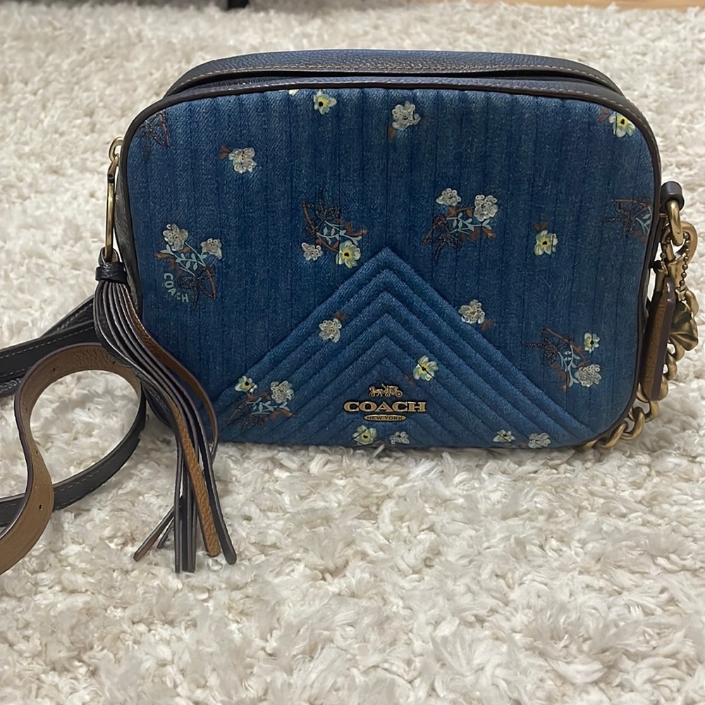 Coach floral purse